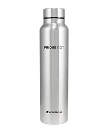 Wonderchef Stainless Steel Fridge Water Bottle Pack of 2 - 1000 ml Each