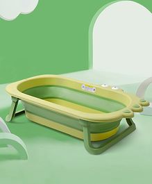 Babyhug Foldable Baby Bath Tub - Green