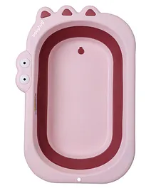 Babyhug Foldable Baby Bath Tub - Pink