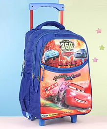 Disney Pixar Cars School Trolley Bag Purple - 18 Inch