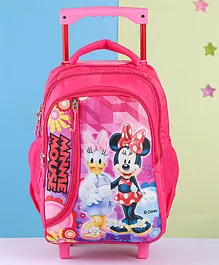 Disney Minnie Mouse Trolley School Bag Red- Height  15 Inches