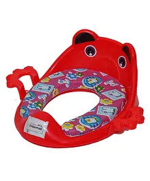 Evoshine Versatile Potty Training Seat  Toddler friendly Portable and Hygienic Solution For Boys And Girls - Red