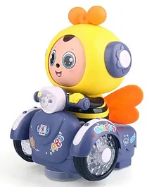 Happy Hues Musical & Light Toys Expression Changing & Rotating Bee Car- Random Color