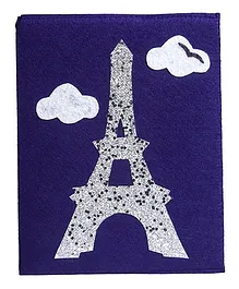 Li'Ll Pumpkins Eiffel Tower Design Big Diary - Purple
