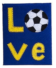 Li'Ll Pumpkins Football Design Big Diary - Blue