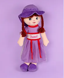 DukieKooky Kids Red & Purple Soft Doll -Height 65 cm