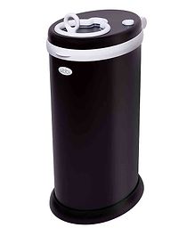Ubbi Steel Odor Locking Diaper Pail - Matte Black