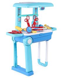 2 in 1 Doctor Play Set Trolley with Doctor Tools 37 Pieces - Blue