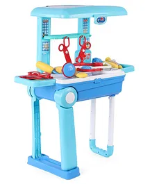 2 in 1 Doctor Play Set Trolley with Doctor Tools - Blue