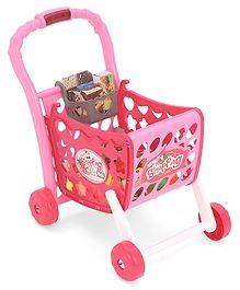 3 in 1 Supermarket Shopping Cart with Light & Sound - Pink