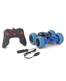 Remote Control 360° Double Sided Rotating Stunt Car - Blue
