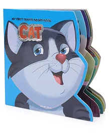 My First Shaped Illustrated Cat Picture Board Book - English
