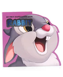 My First Shaped Illustrated Rabbit Picture Board Book - English