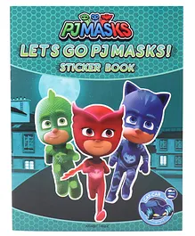 Lets Go PJ Masks Stickers Book Fun Activity Book For Kids - English