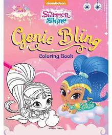 Shimmer & Shine Genie Bling Coloring - English