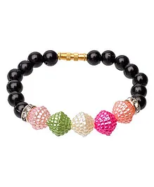 Daizy Stylish Bracelet - Black & Multicolor