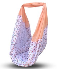 Beetot Baby Cradle For Newborns With Ultra Soft Cotton Fabric And Removable Separate Bed-Peach