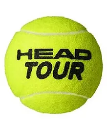 Head Tour Lawn Tennis Ball 3N (1 Pack) Yellow