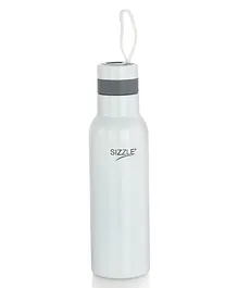 Sizzle Modern Stainless Steel Lightweight Leakproof Water Bottle White - 1000 ml
