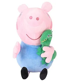 Peppa Pig George With Dinosaur Blue Pink Green  - 30 cm