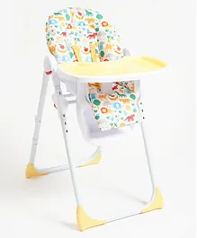 Mothercare High Chair With Food Tray Animal Print- Multicolor