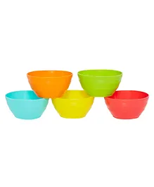 Mothercare Baby Weaning Bowls Pack of 5 (Colour May Vary)