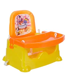 NHR 4 in 1 Multipurpose Baby Feeding Chair with Removable Tray - Orange