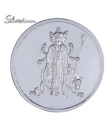 Silverium 99% BIS Hallmarked Datta Guruji 10 g Silver Coin - Silver