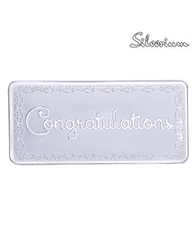 Silverium 99% BIS Hallmarked Silver Congratulations 10 g bar - Silver