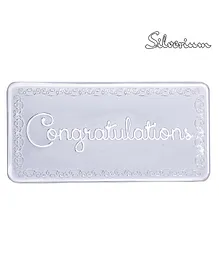 Silverium 99% BIS Hallmarked Silver Congratulations 20 g Bar - Silver