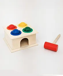 B4BRAIN Hammer Toy With Colour Balls - Multicolour