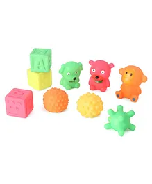 Kedar's Cube with Animal Shape Bath Toy Set of 2 (Color & Design May Vary)