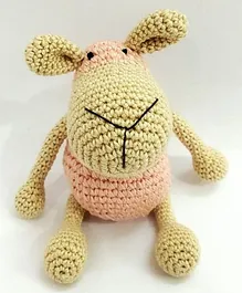 Happy Threads Handcrafted Amigurumi Sheep Pink - Height 19 cm