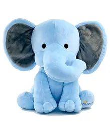 Frantic Premium Soft Toy Blue Elephant for Kids Blue - Height 25 cm