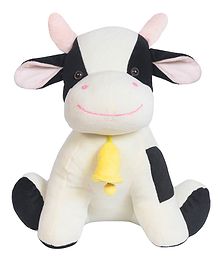 Frantic Premium Soft Toy Cow Bell White - Height 25 cm