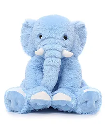 Frantic Premium Soft Toy Lucky Elephant for Kids Blue - Height 32 cm