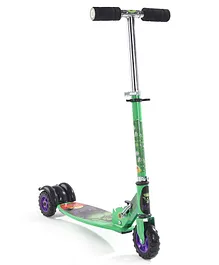 Hulk Scooter Oval With T-Handle 66613 - Green