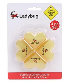 Ladybug Heart Shape Corner Cushion Guard - Set of 4