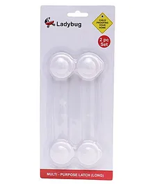 Ladybug Multi - Purpose Long Latch - White