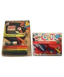 Mister Maker Combo Play Stick Pets And Wacky Wobblers Kit - Multicolor