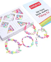 Babyhug DIY Pastel Beads Jewellery Making Kit - Multicolour