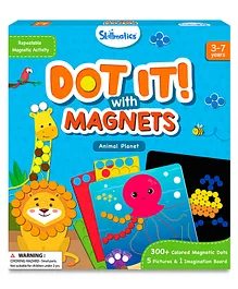 Skillmatics Art Activity Dot It with Magnets Animals No Mess Repeatable Art for Kids Craft Kits Gifts