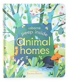 Usborne Peep Inside Animal Homes Board Book - English