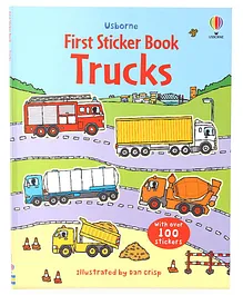 Usborne Trucks Sticker Book- English