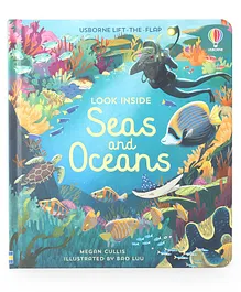 Usborne Look Insides Seas & Oceanus Book Megan Cullis - English