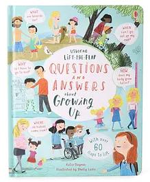 Usborne Lift The Flap Questions & Answers About Growing Up Board Book by Katie Daynes - English