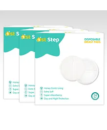 1st Step Honey Comb Lining Super Absorbent Disposable Breast Pads Nursing Breast Pads - 72 Count