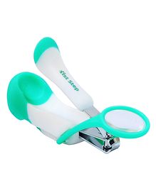 1st Step Baby Nail Clipper with Magnifying Glass (Mint Green)