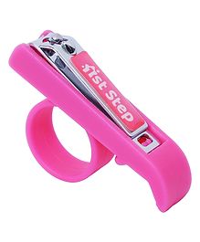 1st Step Baby Nail Clipper Easy Grip (Pink)