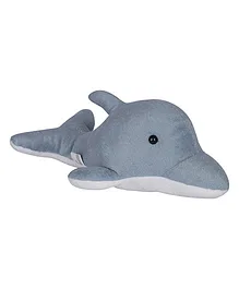 Ultra Dolphin Plush Soft Toy Grey & White - 30 cm
